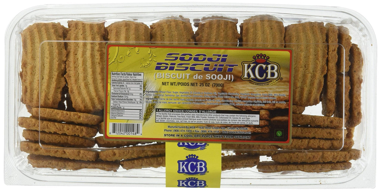 KCB, Sooji Biscuit, 700 Grams(gm) - Mighty Depot