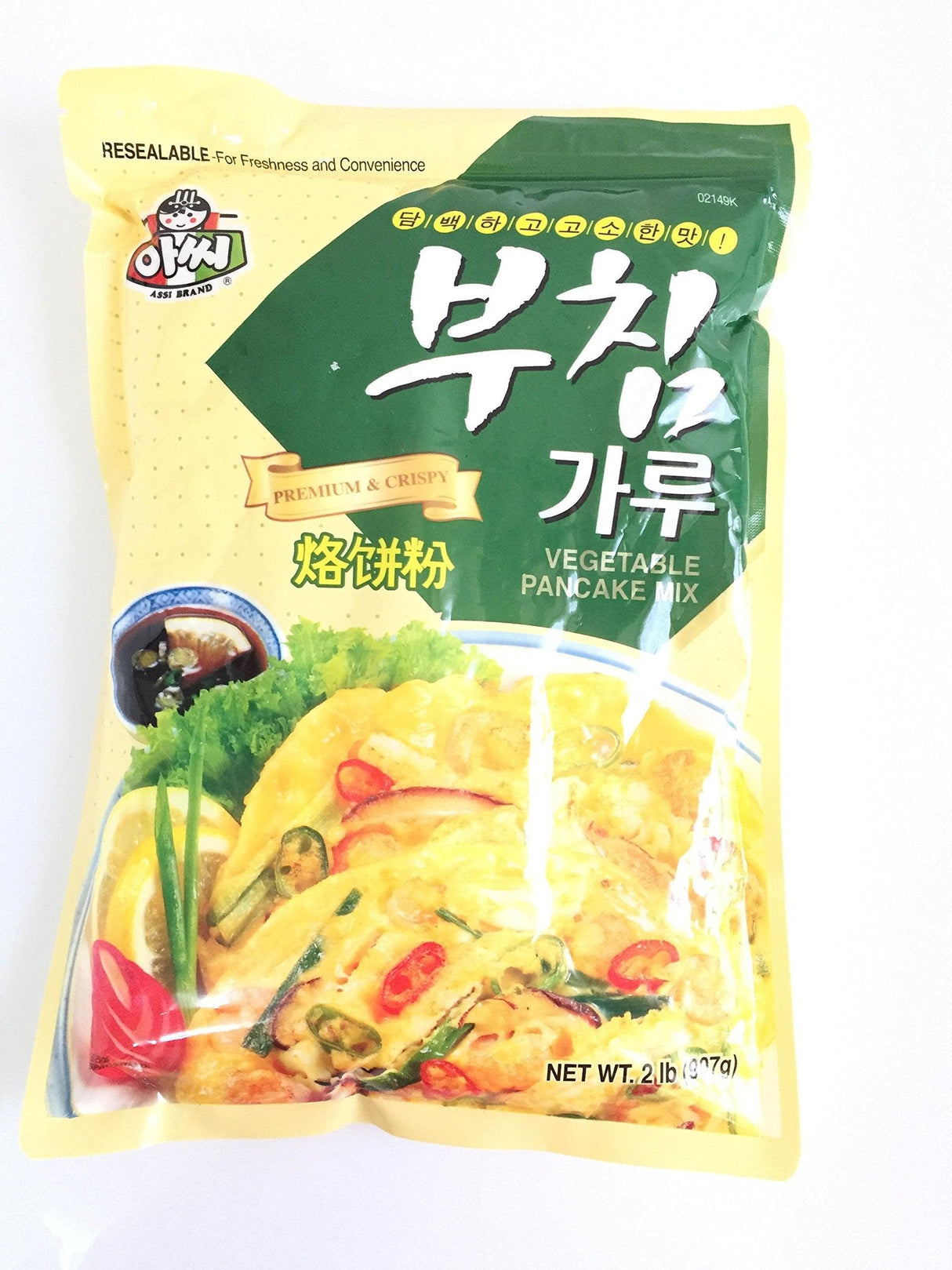 Korean Style Assi Brand Vegetable Pancake Mix (2lb) - Mighty Depot