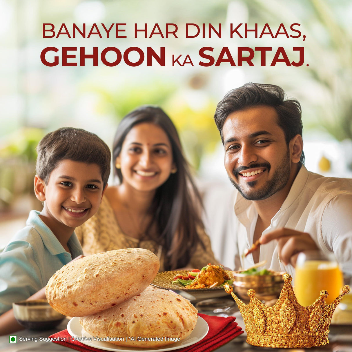 Aashirvaad Select Whole Wheat Sharbati Atta 11 Pound (5 KG) - Mighty Depot