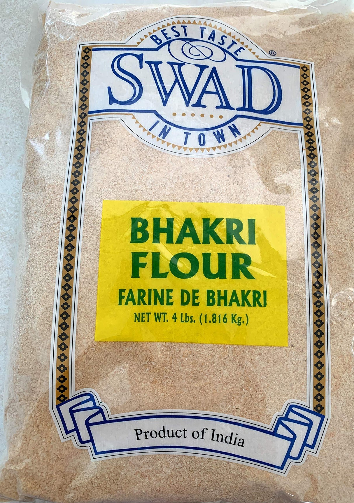 Great Bazaar Swad Bakhri Atta, 4 Pound - Mighty Depot