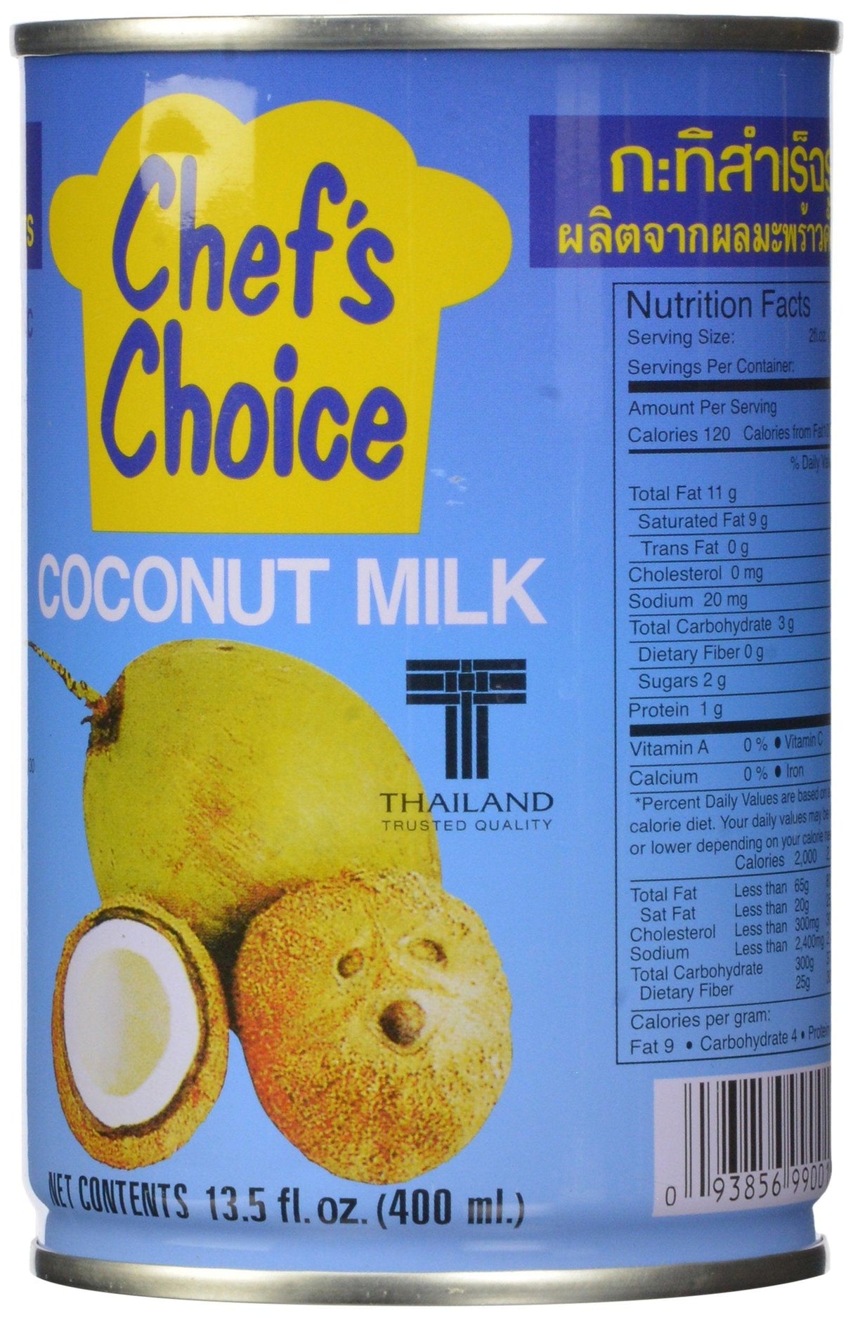 Chef Choice Coconut Milk, Medium, 13.5 Ounce (Pack of 24) - Mighty Depot