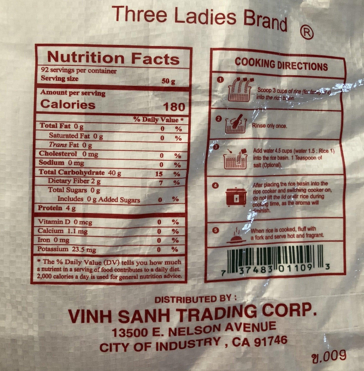 Three Ladies Rice - Mighty Depot