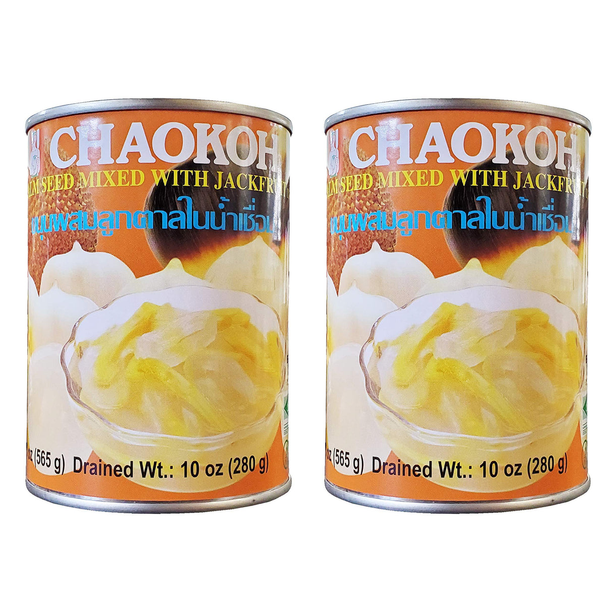 Chaokoh Toddy Palm Seed Mixed with Jackfruit (2 Pack, Total of 40oz) - Mighty Depot