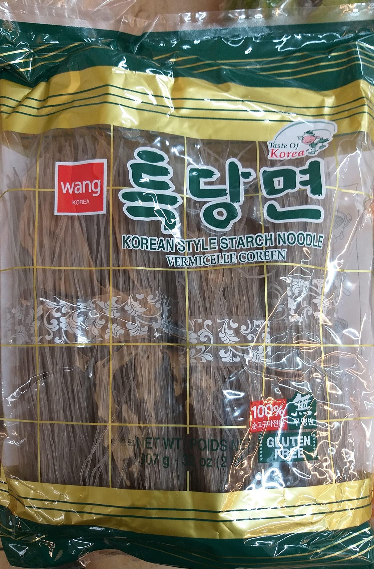 Wang, Korean Style Starch Noodle (2 lb), 32 oz - Mighty Depot