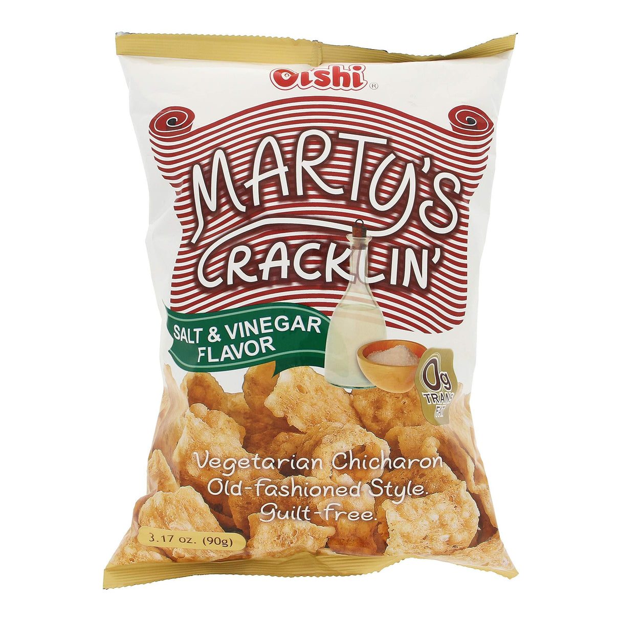 Oishi Marty's Cracklin Vegetarian Chicharon's - Mighty Depot