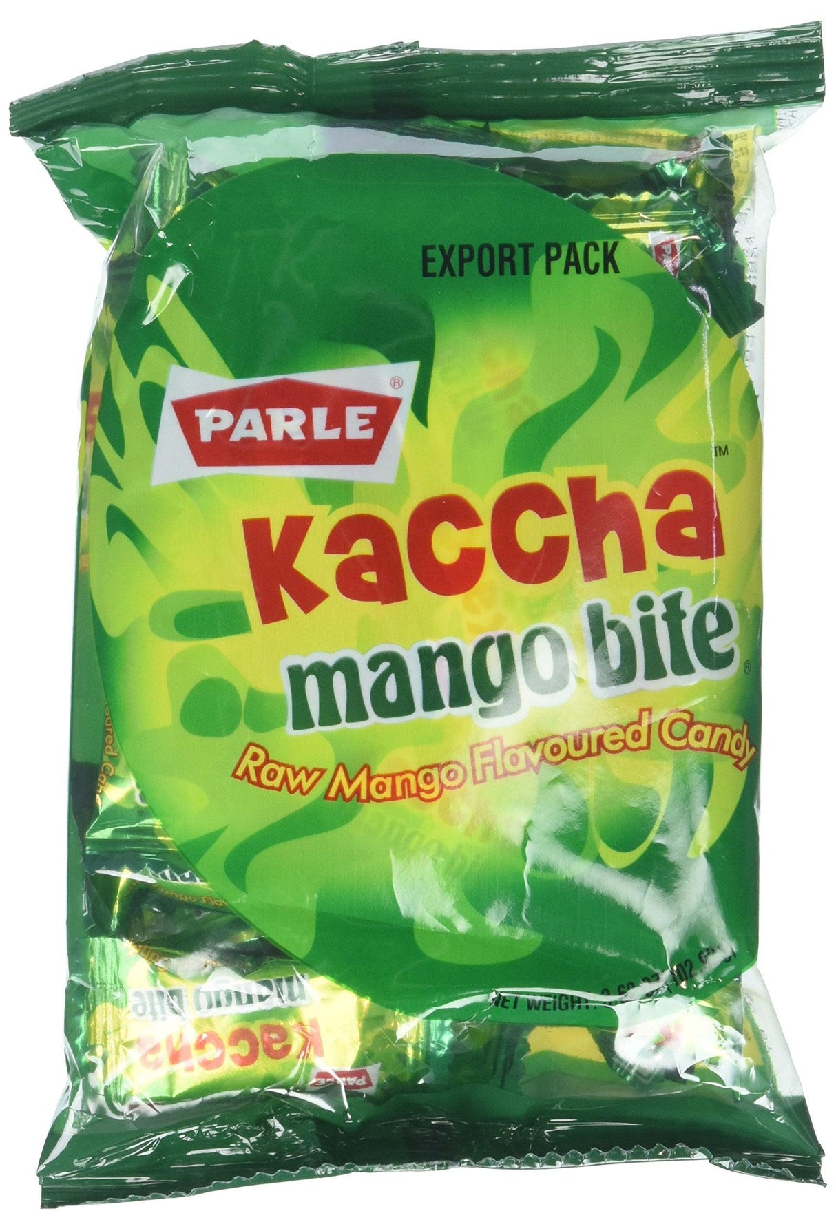 Parle Kaccha Mango Bite - Raw Mango Flavored Candy - 102.92 Grams (Pack of 3 for a total of 96 Candy) - Mighty Depot