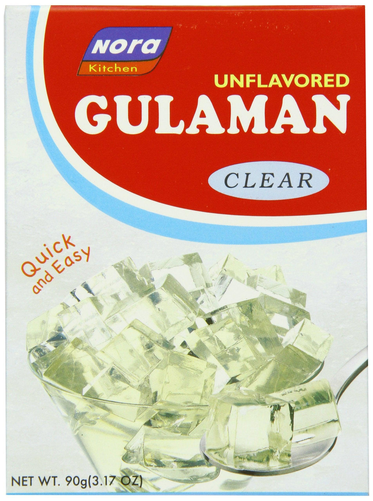 Nora Gulaman Clear Jelly, Unflavored, 3.17-Ounce - Mighty Depot