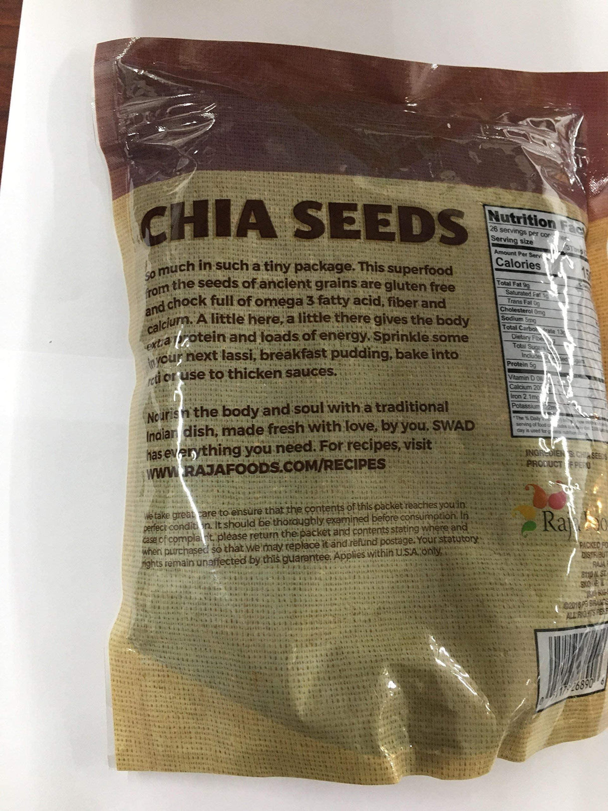 SWAD CHIA SEEDS 800g - Mighty Depot