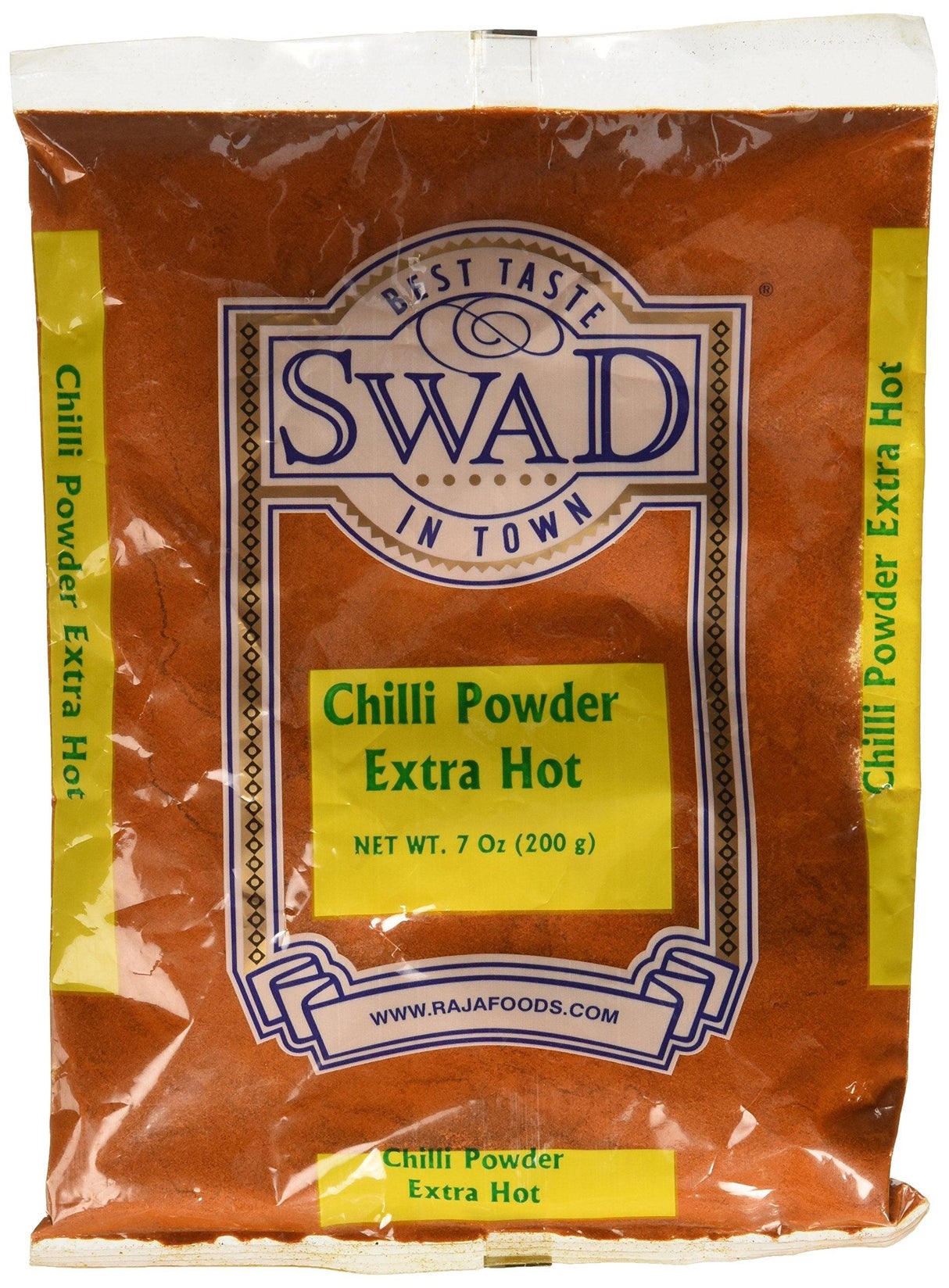 Swad Extra Hot Chilli Powder - 200 Grams - Mighty Depot