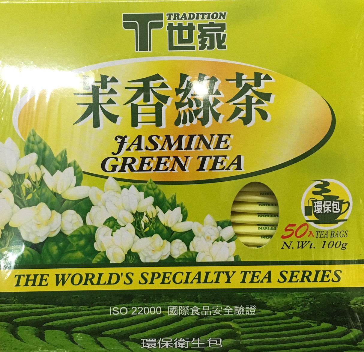 TRADITION JASMINE GREEN TEA 50BAG - Mighty Depot