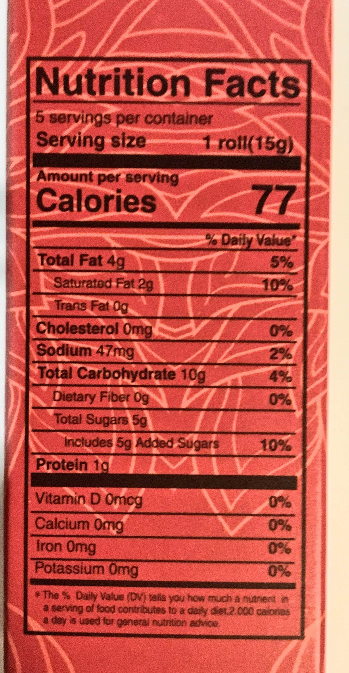 Toko Chocolate Cookie Rolls 2.64 Oz(2 Pack) - Mighty Depot