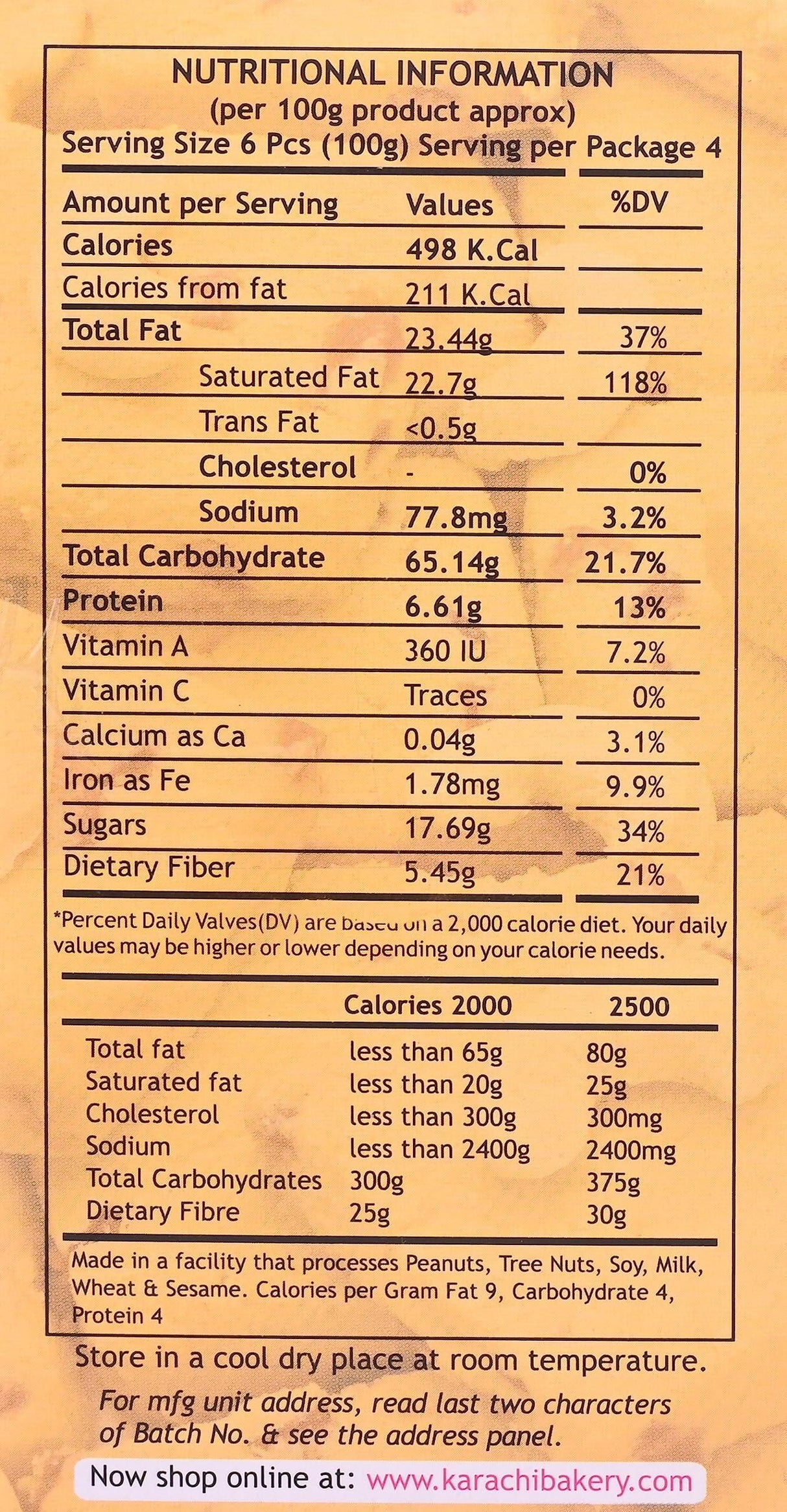 Karachi Biscuits (Fruit Biscuits) - Mighty Depot