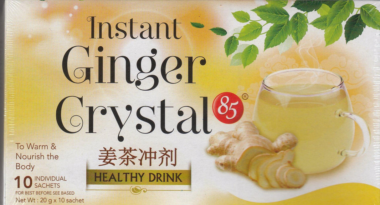 Instant Ginger Crystal 85 Drink - 10 sachets - Mighty Depot