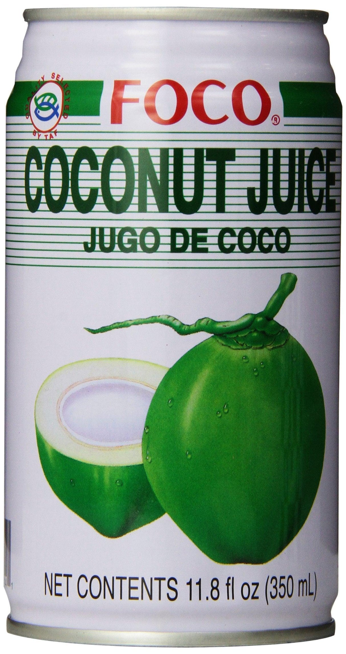 FOCO Coconut Juice with Pulp-Jugo de Coco - Mighty Depot