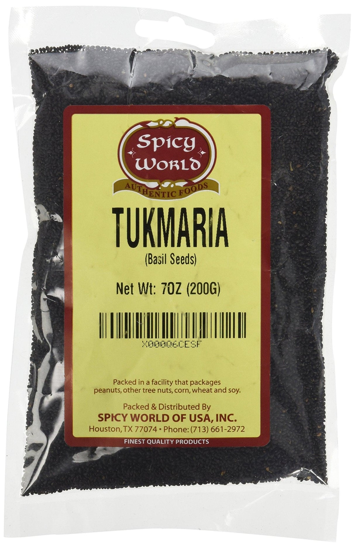 Takmaria (Basil Seeds) - 7oz - Mighty Depot