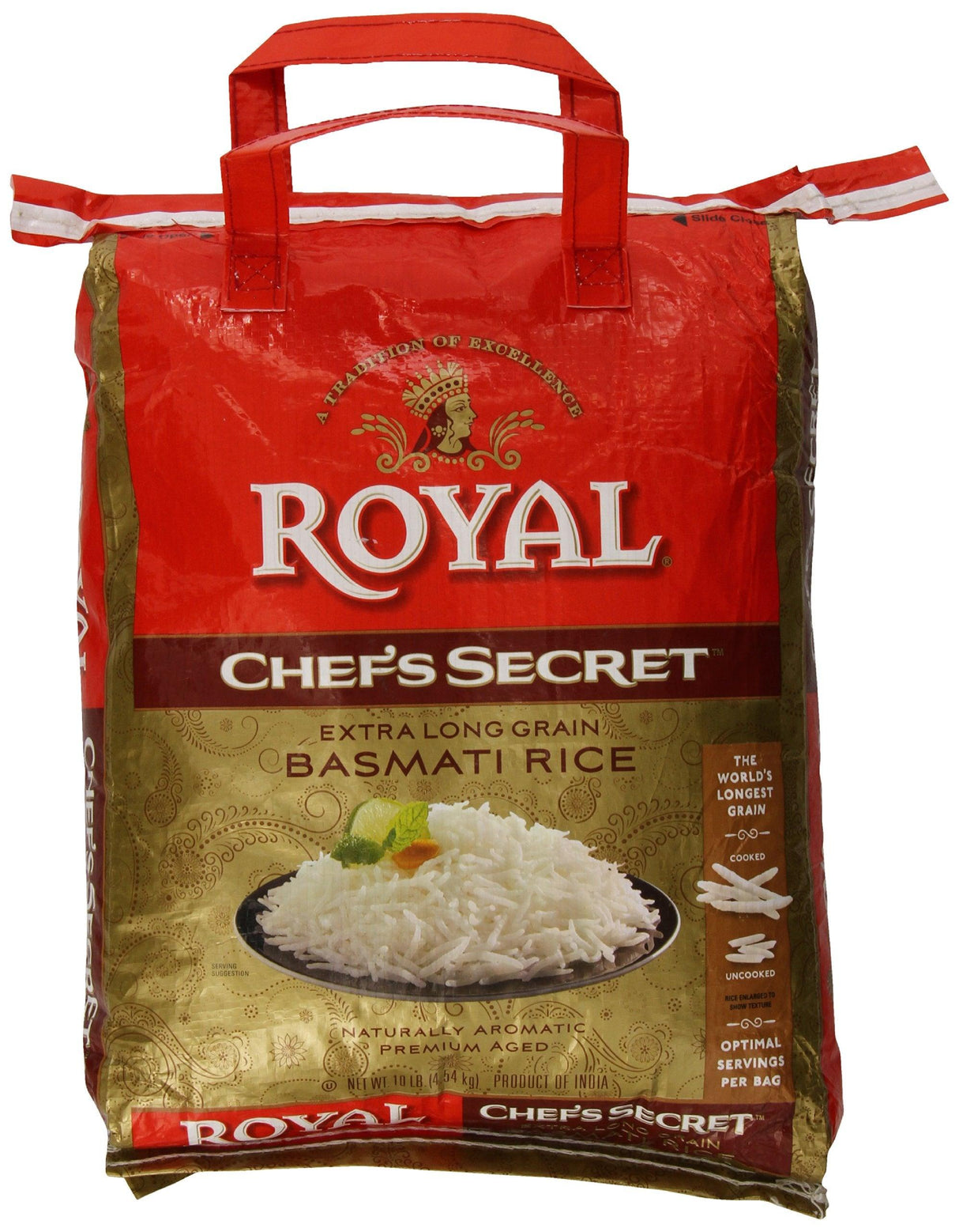 Royal Chef's Secret Extra Long Grain Basmati Rice lb - Mighty Depot