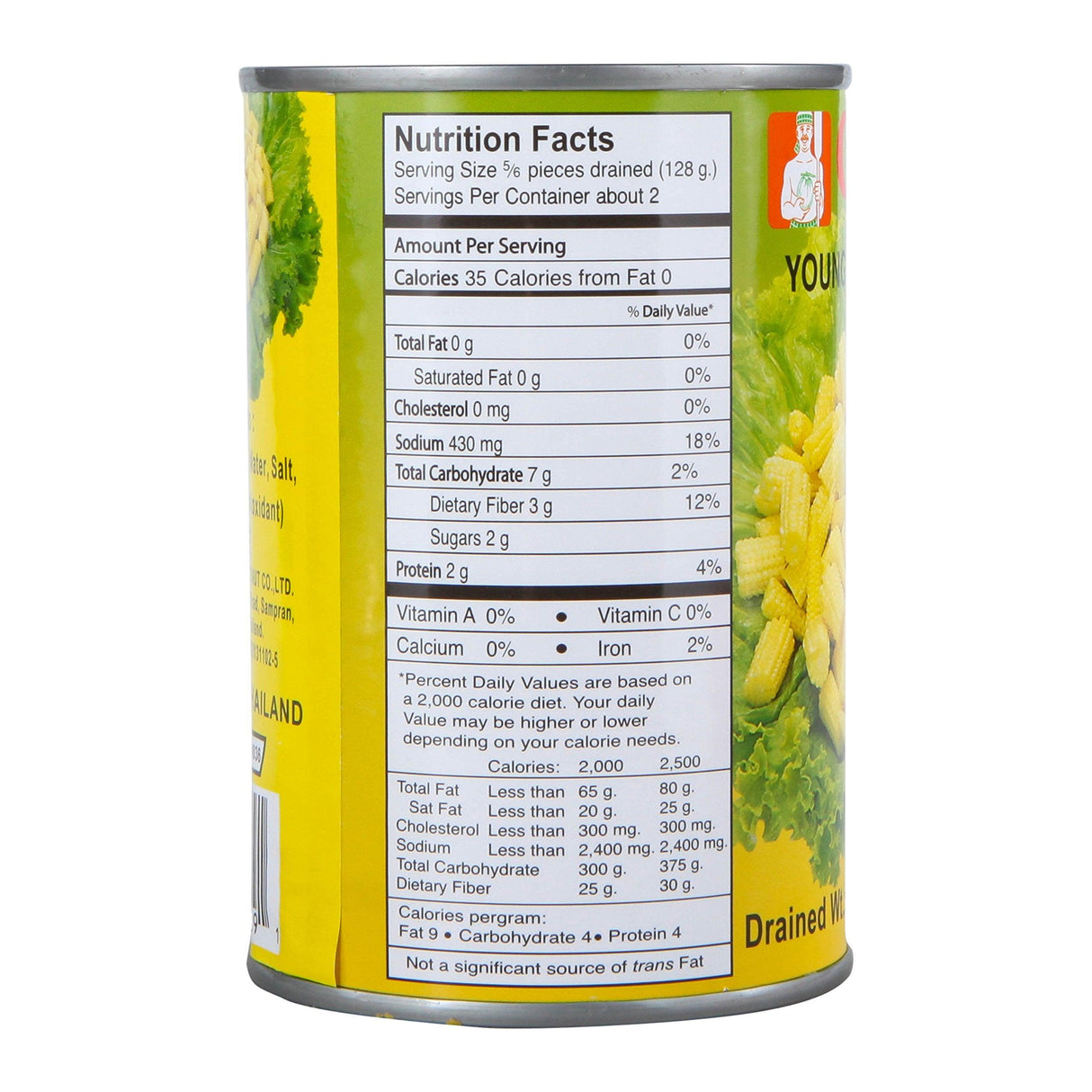 Chaokoh Cut Young Corn, 15 Ounce - Mighty Depot