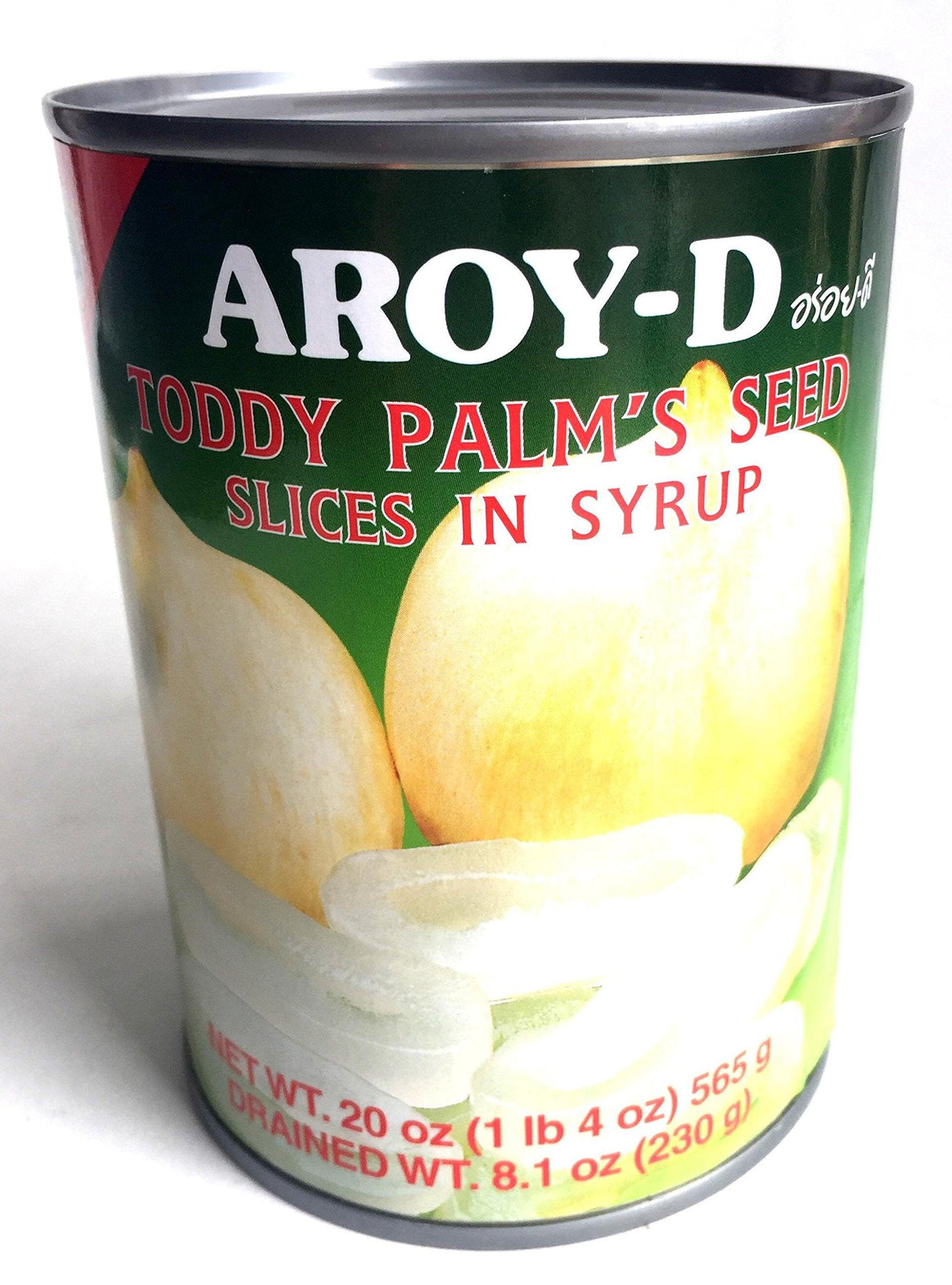 Aroy D Sliced Tody Palm Seed In Syrup, 20 Ounces - Mighty Depot