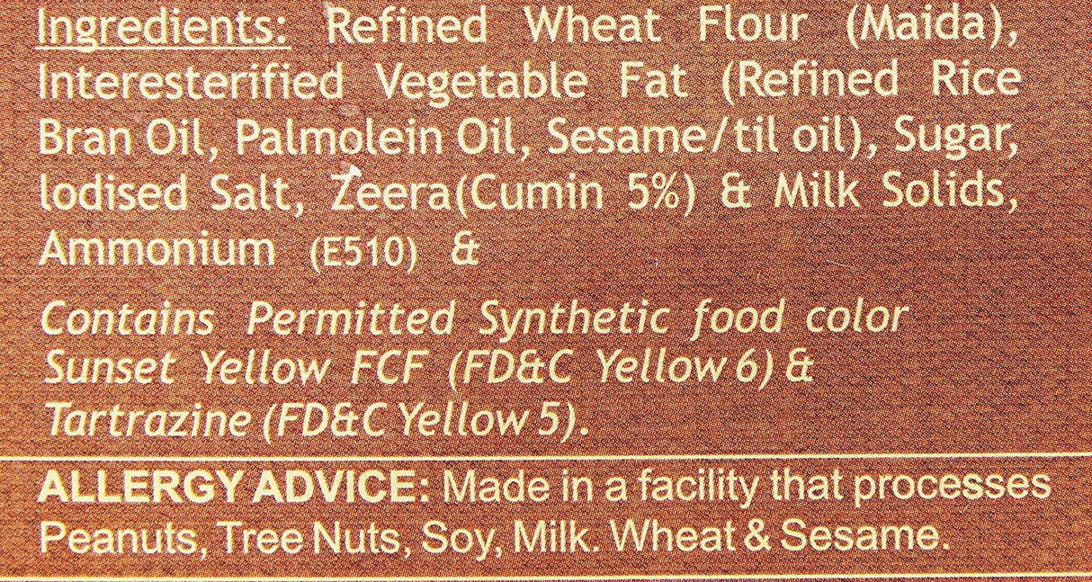 Karachi Bakery- Zeera/Jeera (Cumin) biscuits , 14.10 oz (400 g) - Mighty Depot