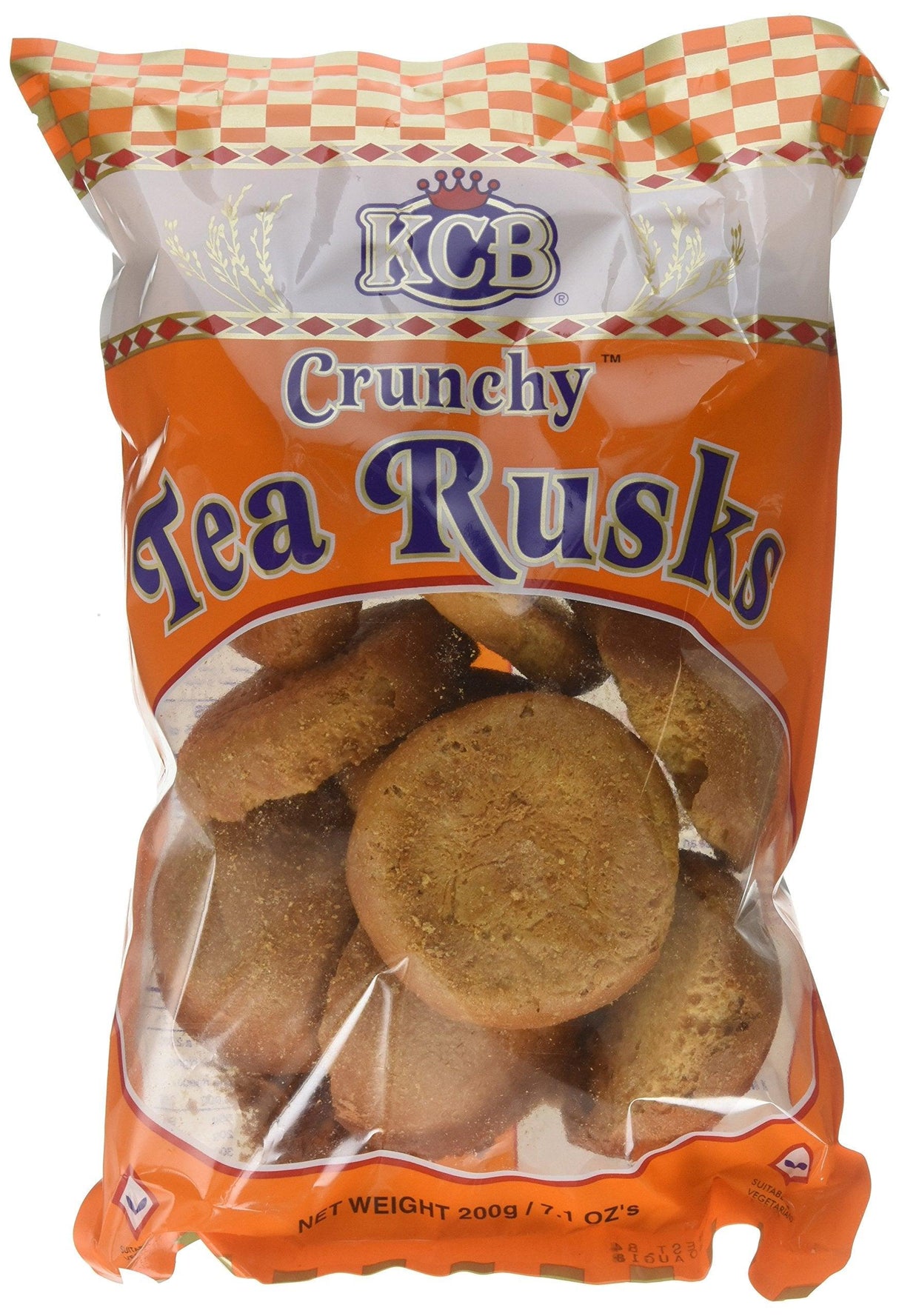 KCB, Tea Rusk Toast, 200 Grams(gm) - Mighty Depot