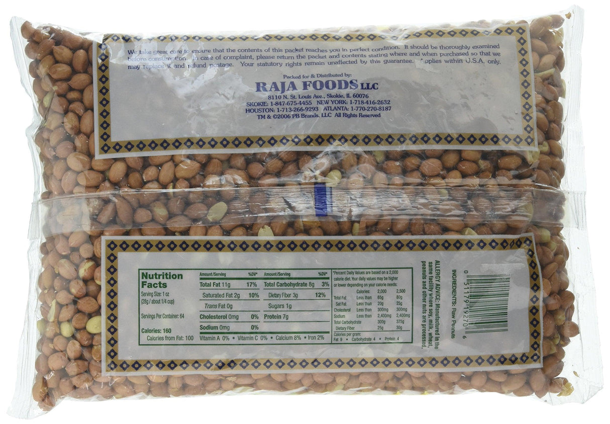 Great Bazaar Swad Raw Peanuts, 4 Pound - Mighty Depot