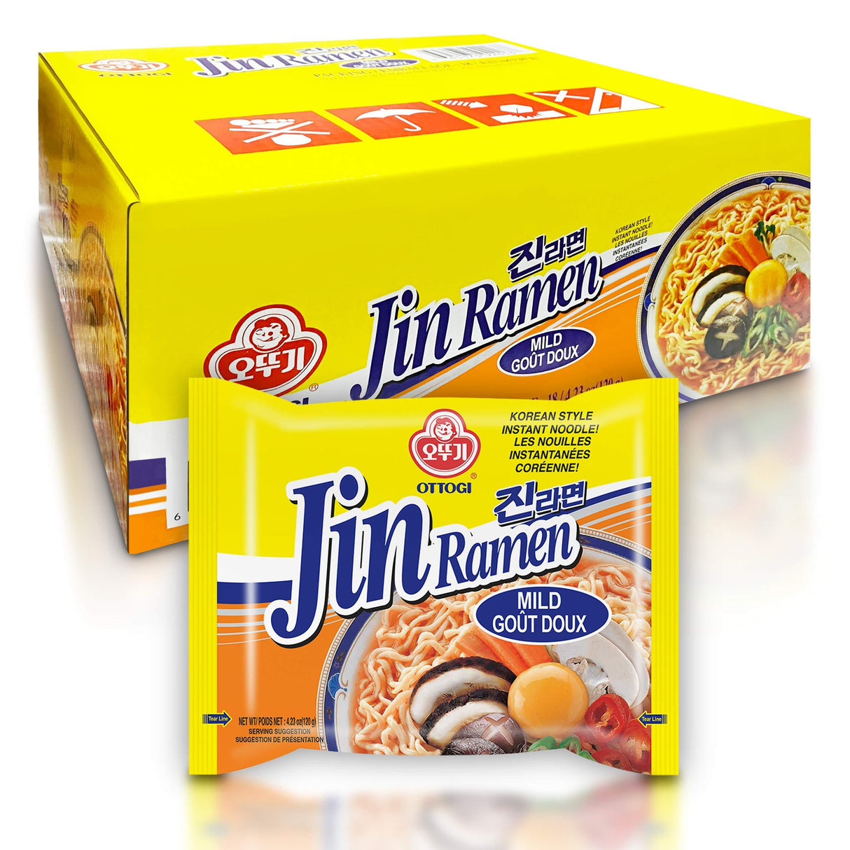 Ottogi Jin Ramen Box (1 Box) - Mighty Depot