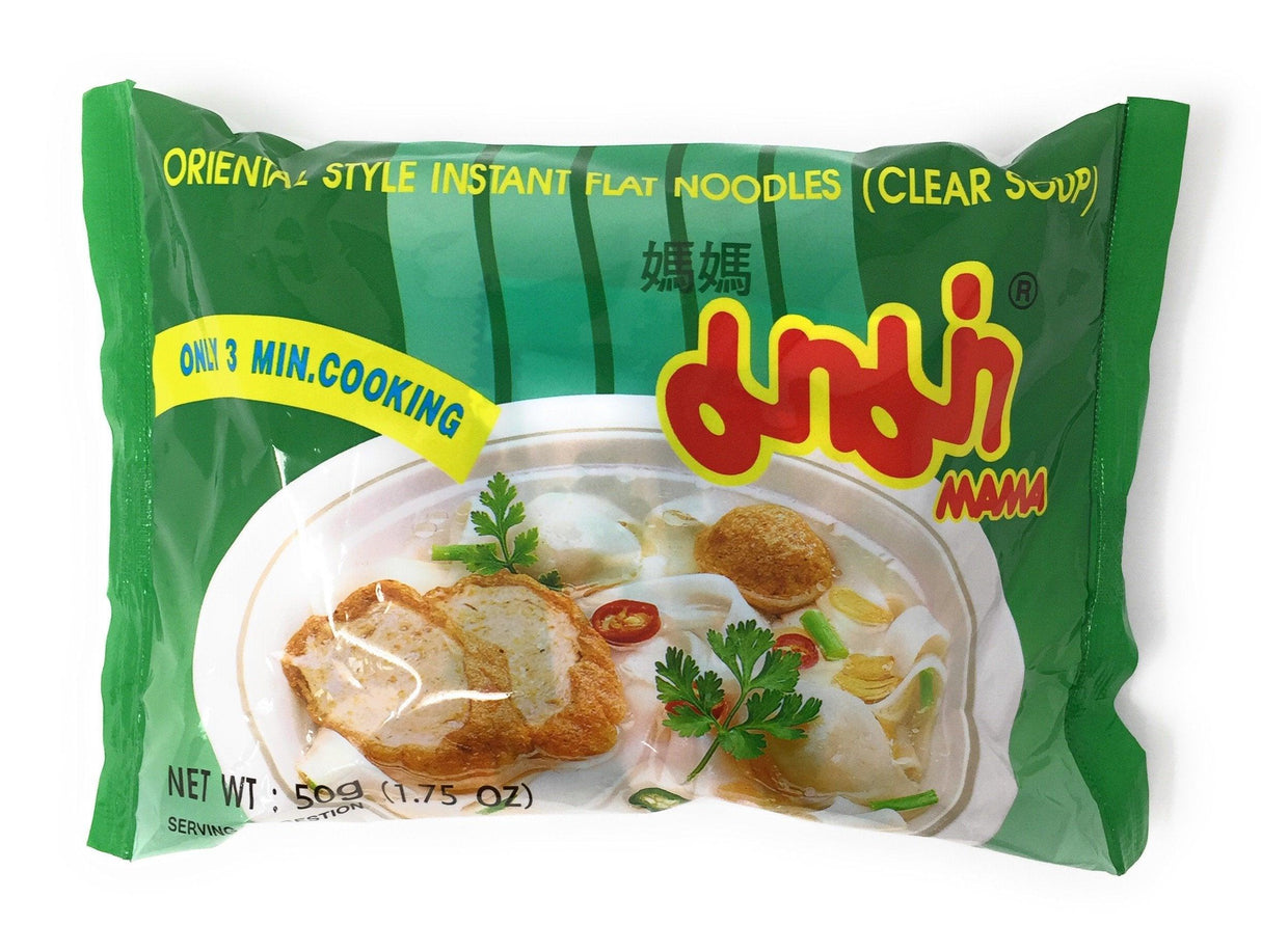 Instant Flat Noodle Soup, 1.75 oz. Packets (Set of 10) (Clear Soup) - Mighty Depot