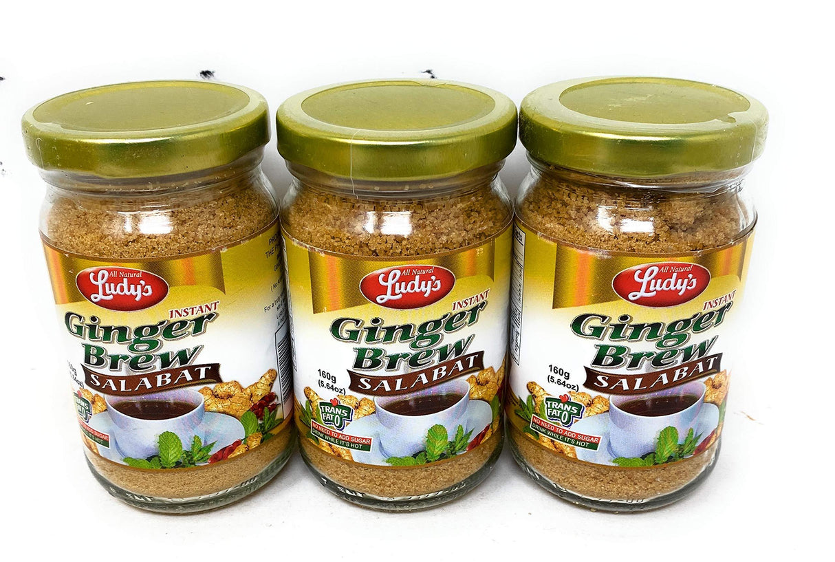 Ludy's instant Ginger Brew Salabat 160g (5.64oz), 3 Pack - Mighty Depot