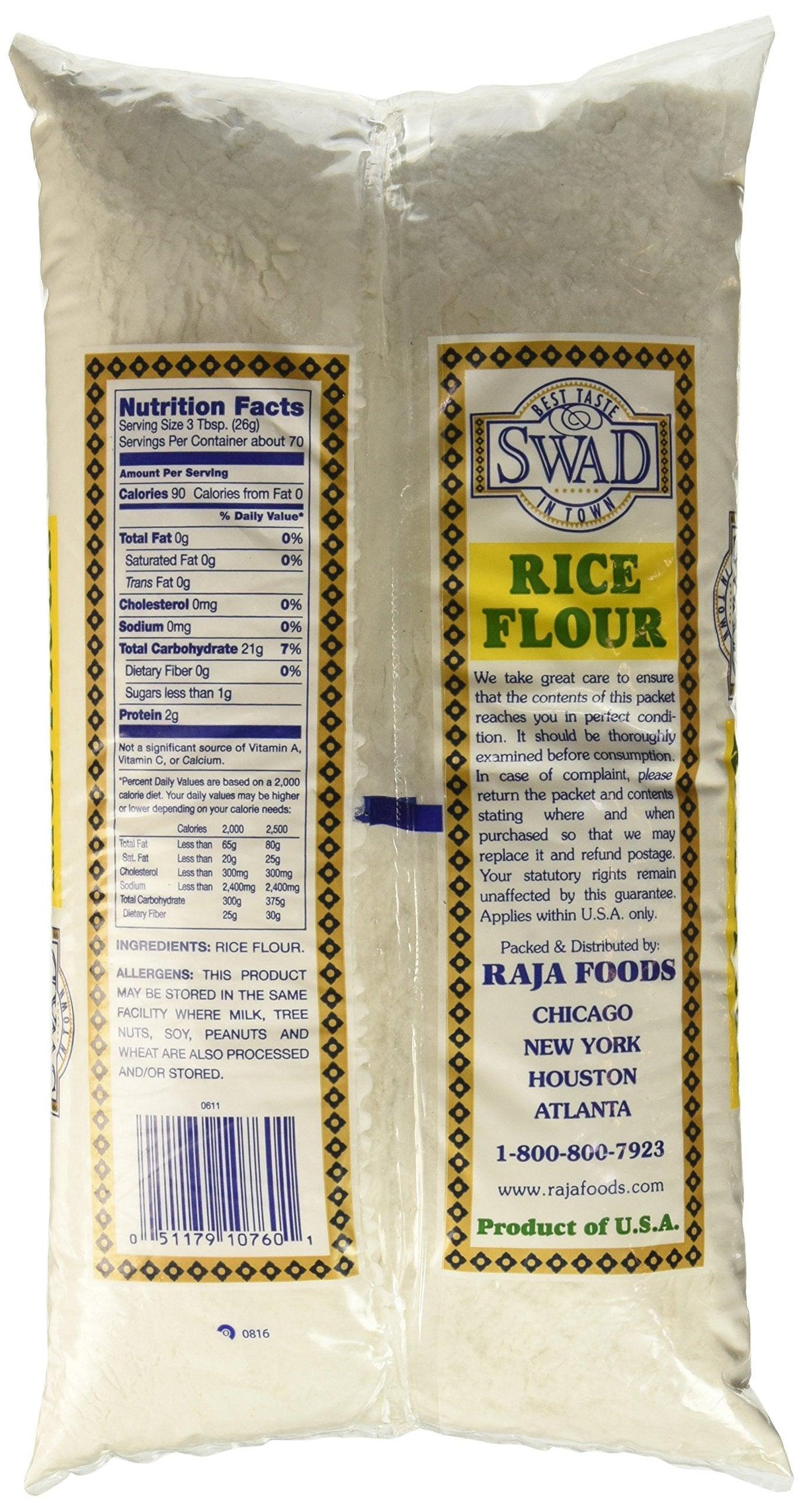 Great Bazaar Swad Rice Flour, 4 Pound - Mighty Depot