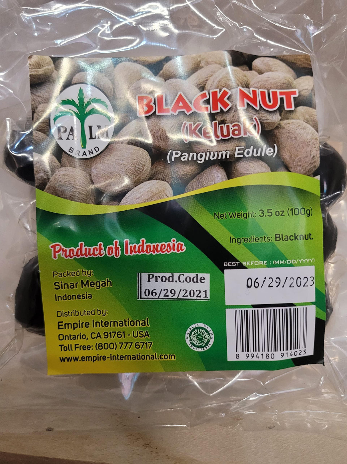 BIJI KELUAK BLACK NUTS RAWON - Mighty Depot