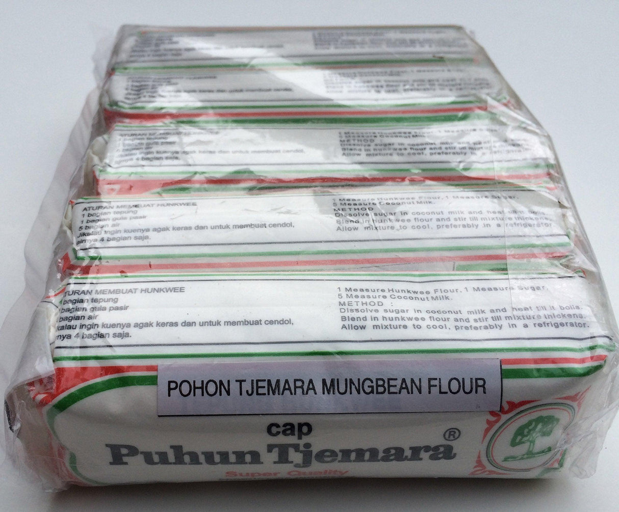 Tjemara Mungbean Flour - 3.5oz (Pack of 5) - Vanilla Flavor - Mighty Depot