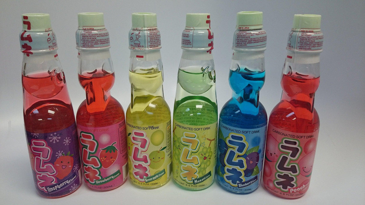 SimplyAPlus Japaness Ramune 6 variety set - Mighty Depot
