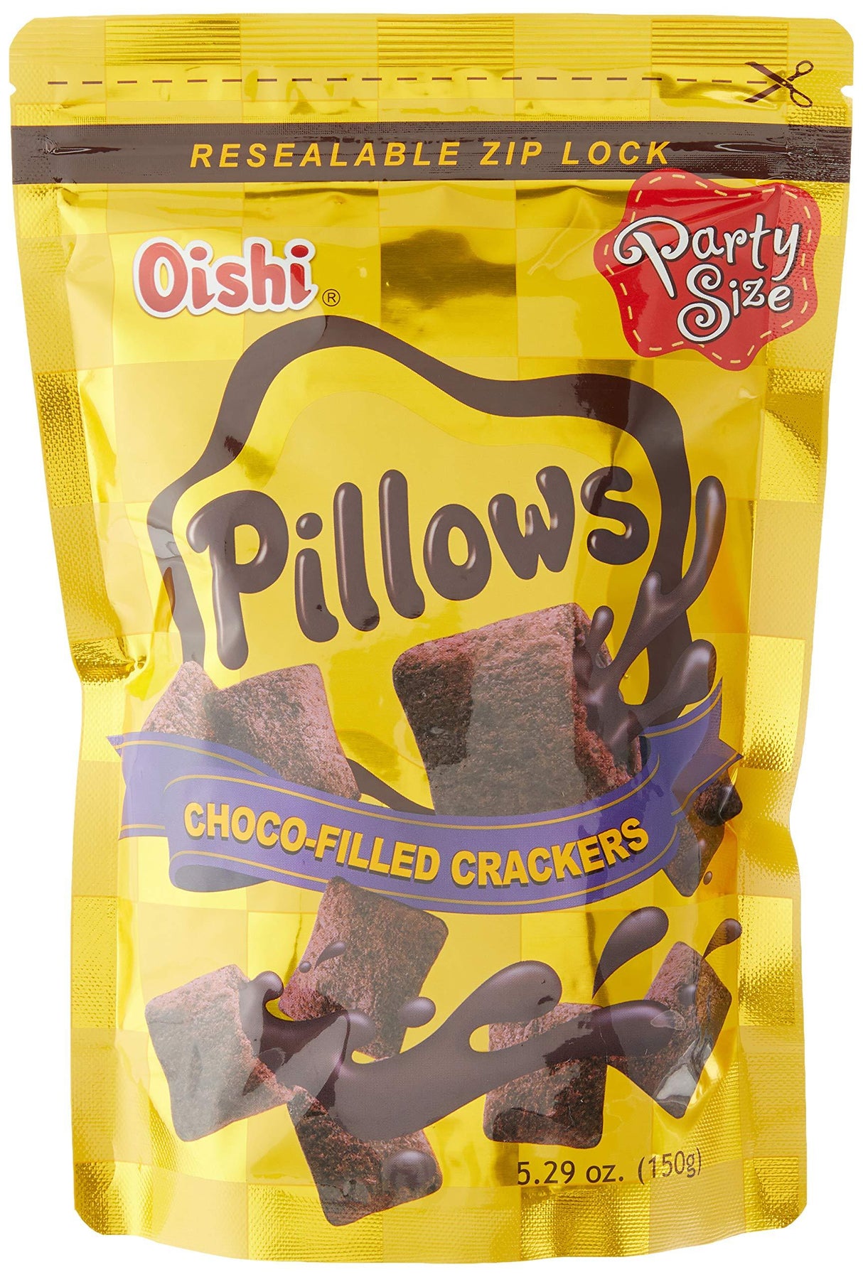 Oishi Pillows Chocolate Flavor - Mighty Depot