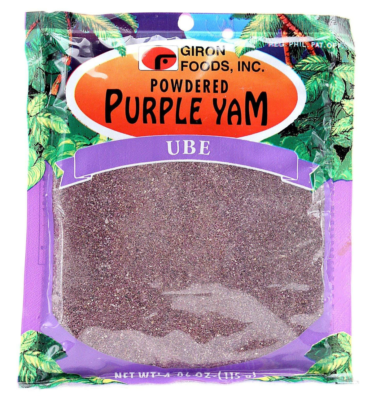 Giron Powdered Purple Yam Ube - 4oz (Pack of 12) - Mighty Depot