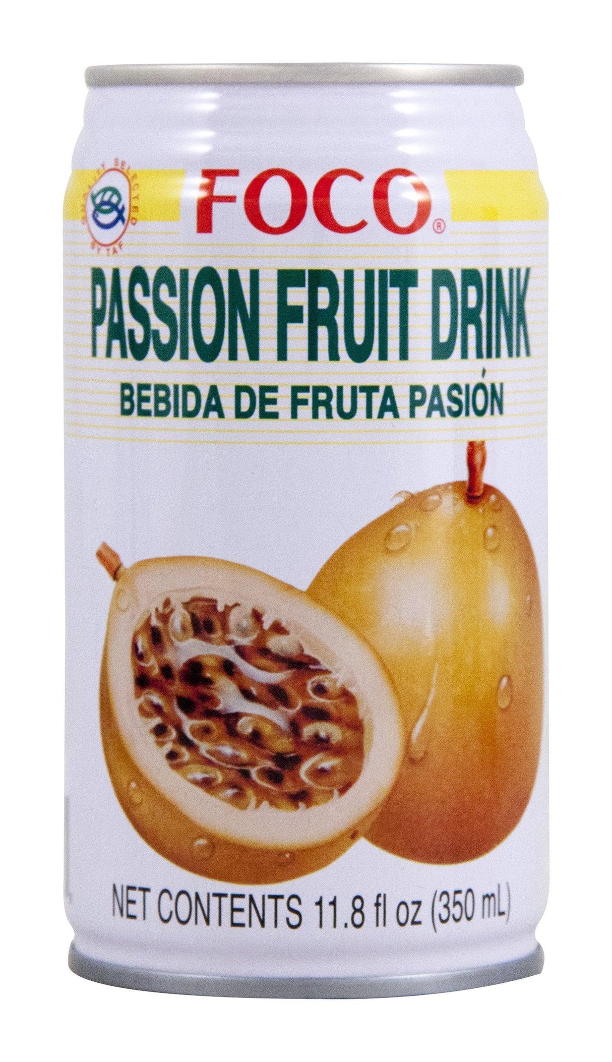 Foco Passion Fruit Juice 12 oz Can - Mighty Depot