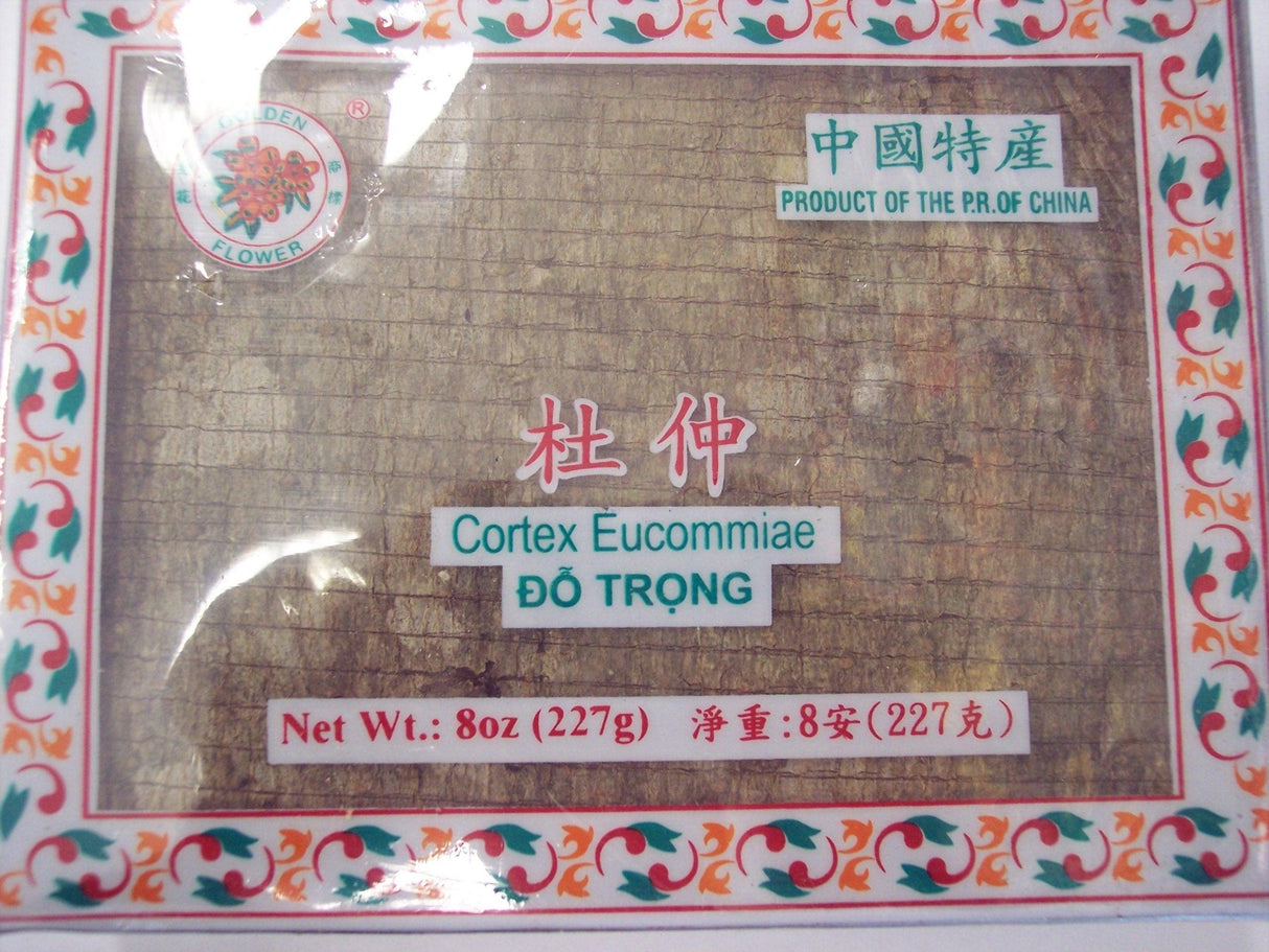 Golden Flower-Cortex Eucommiae (Du Chung) 8oz - Mighty Depot