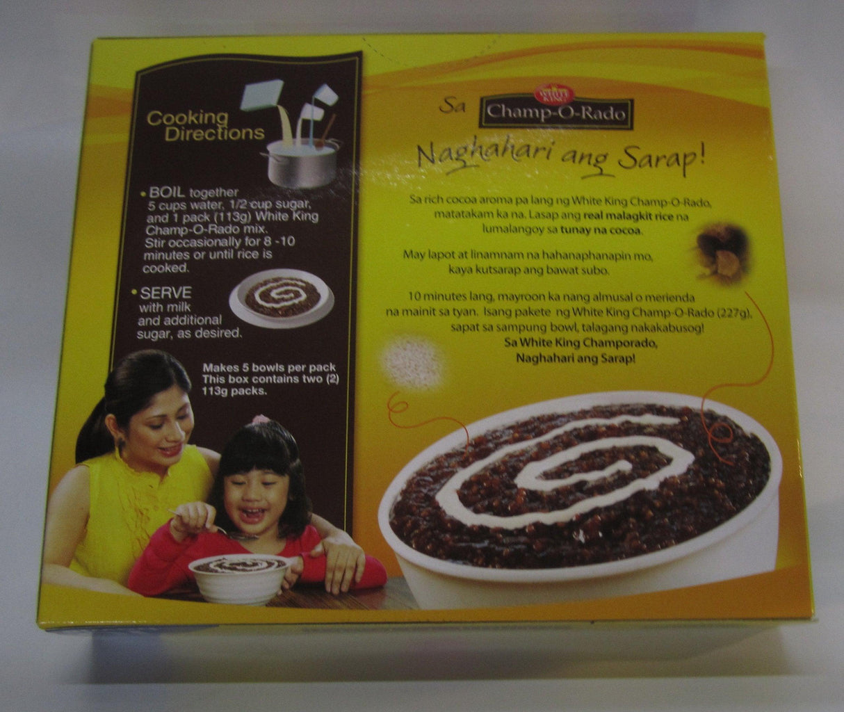 White King Champorado Pack of Two 227 G Per Pack - Mighty Depot