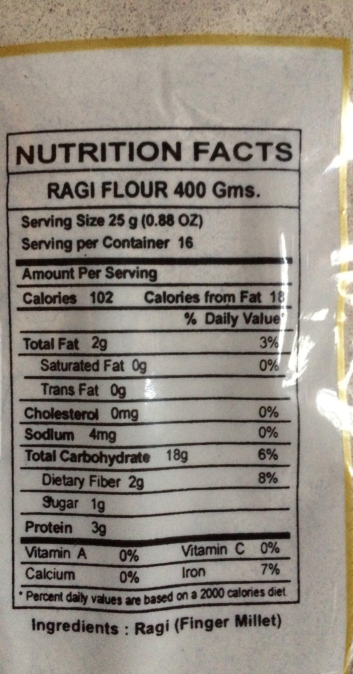Finger Millet Flour (Ragi Flour) (14oz) - Mighty Depot