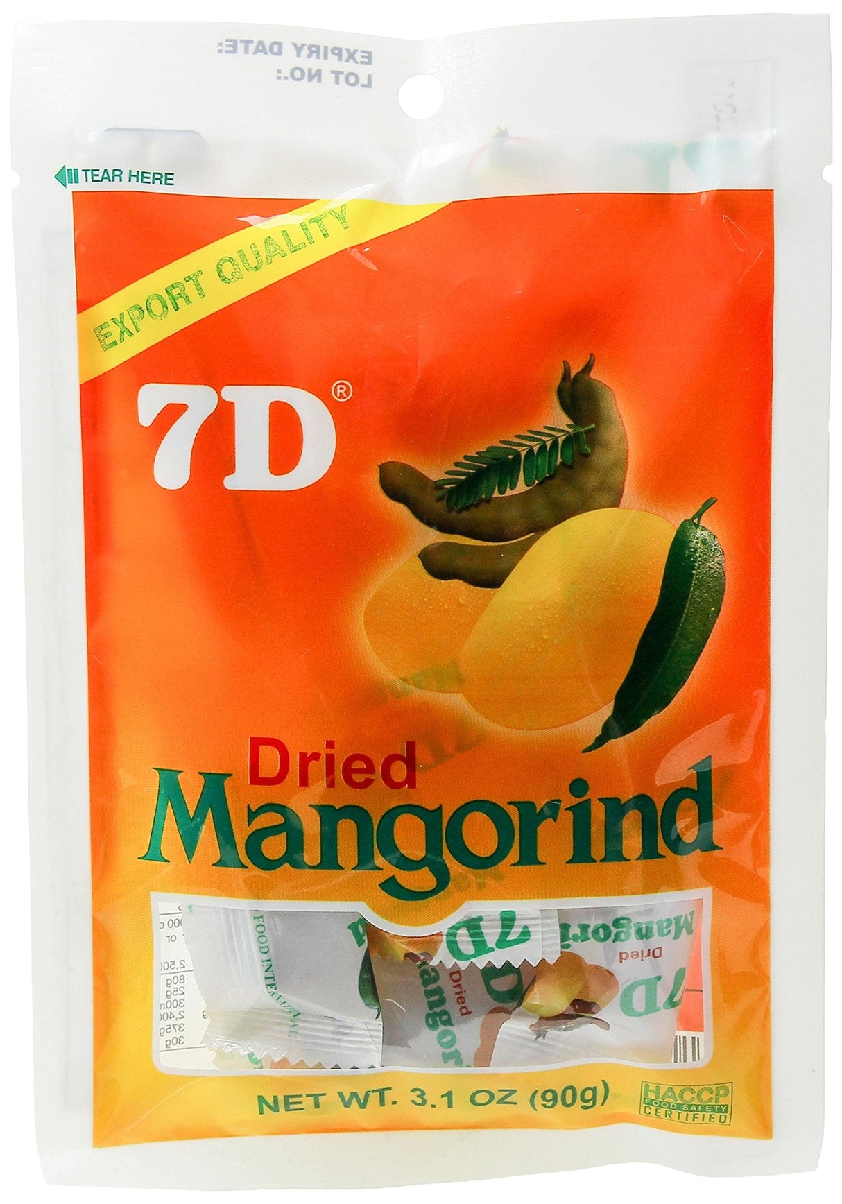 7D Dried Mangorind, 90 Grams (1 Pack) - Mighty Depot