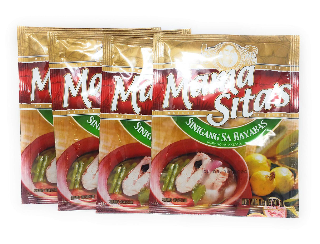 Mama Sita's Sinigang sa Bayabas Guava Soup Base Mix, 1.4oz (40g) 4 Pack - Mighty Depot