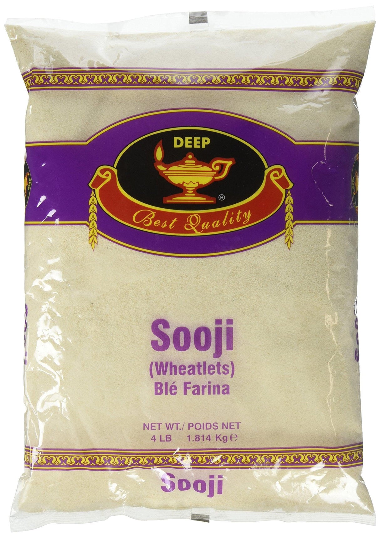 Sooji Flour 4 lbs - Mighty Depot