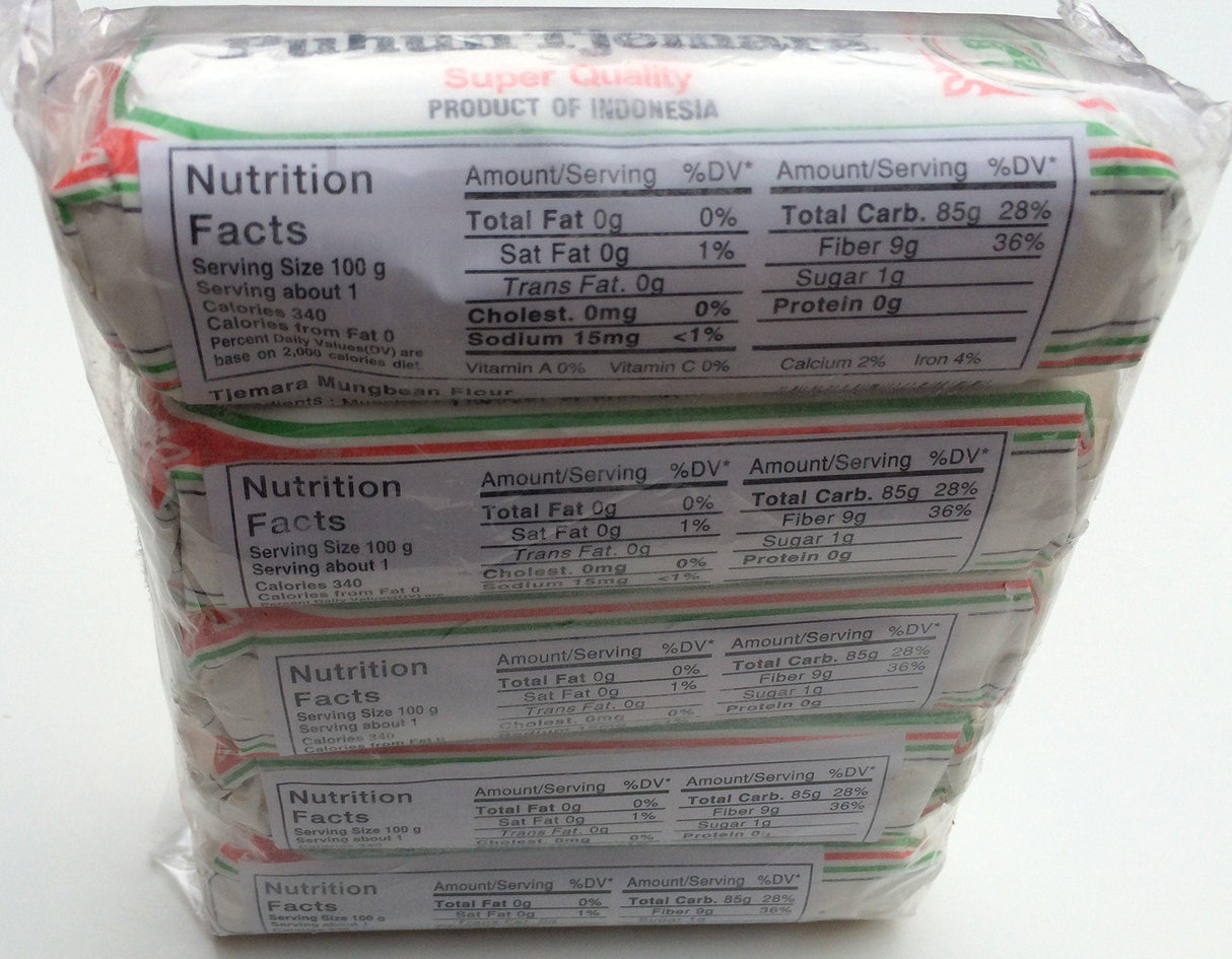 Tjemara Mungbean Flour - 3.5oz (Pack of 5) - Vanilla Flavor - Mighty Depot