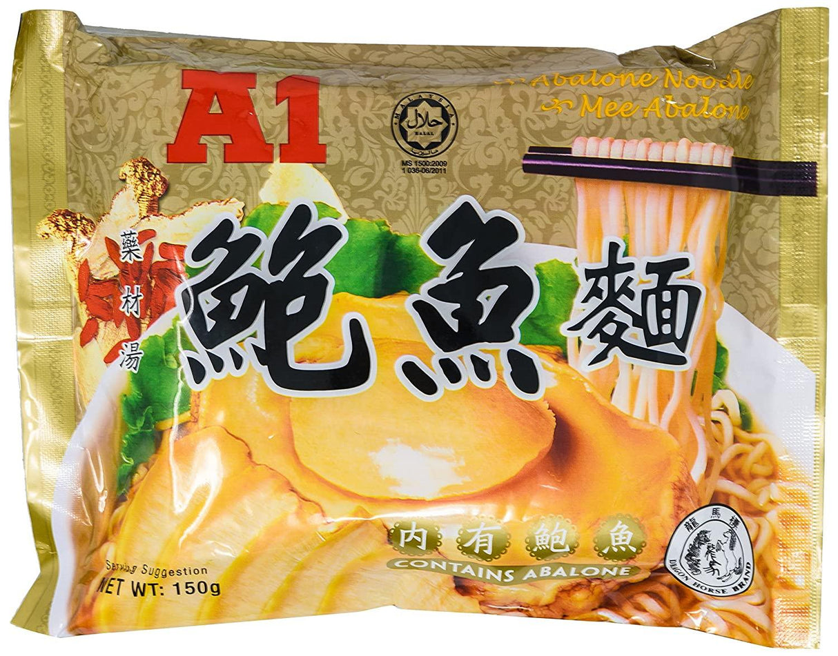 A1 Abalone Instant Noodle Soup 150g, Contains Real Abalone (3 Packs) - Mighty Depot