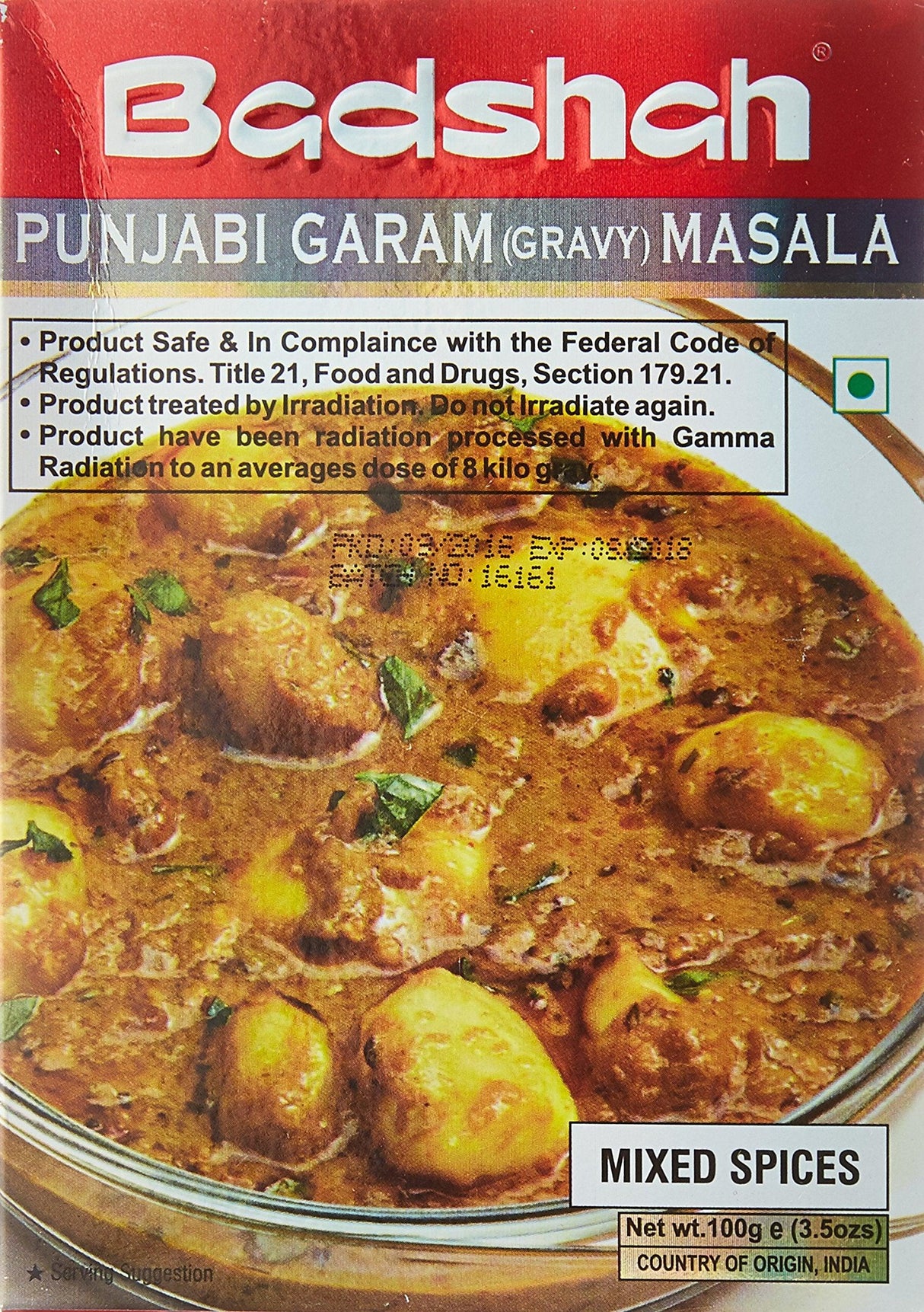 Badshah Punjabi Garam Masala 100g - Mighty Depot