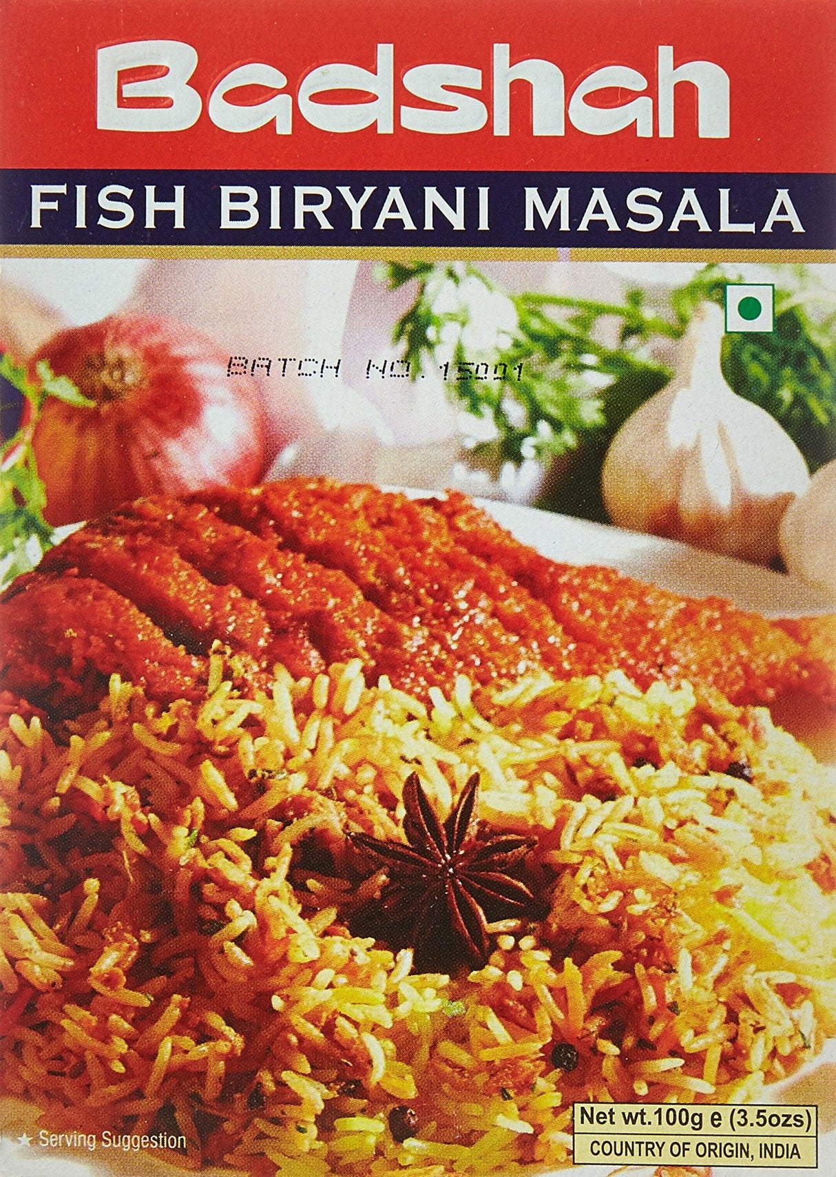 Badshah, Fish Biryani Masala, 100 Grams(gm) - Mighty Depot