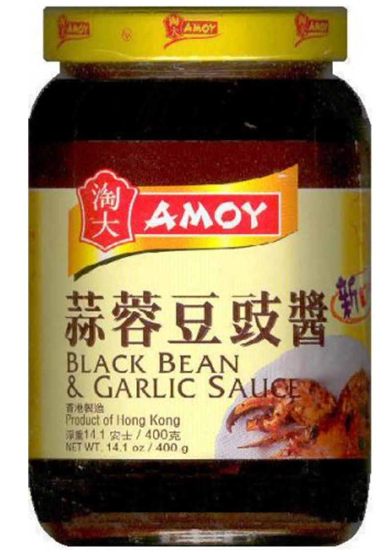 Amoy, Black Bean & Garlic Sauce, 14.1 oz (1 Bottle) - Mighty Depot