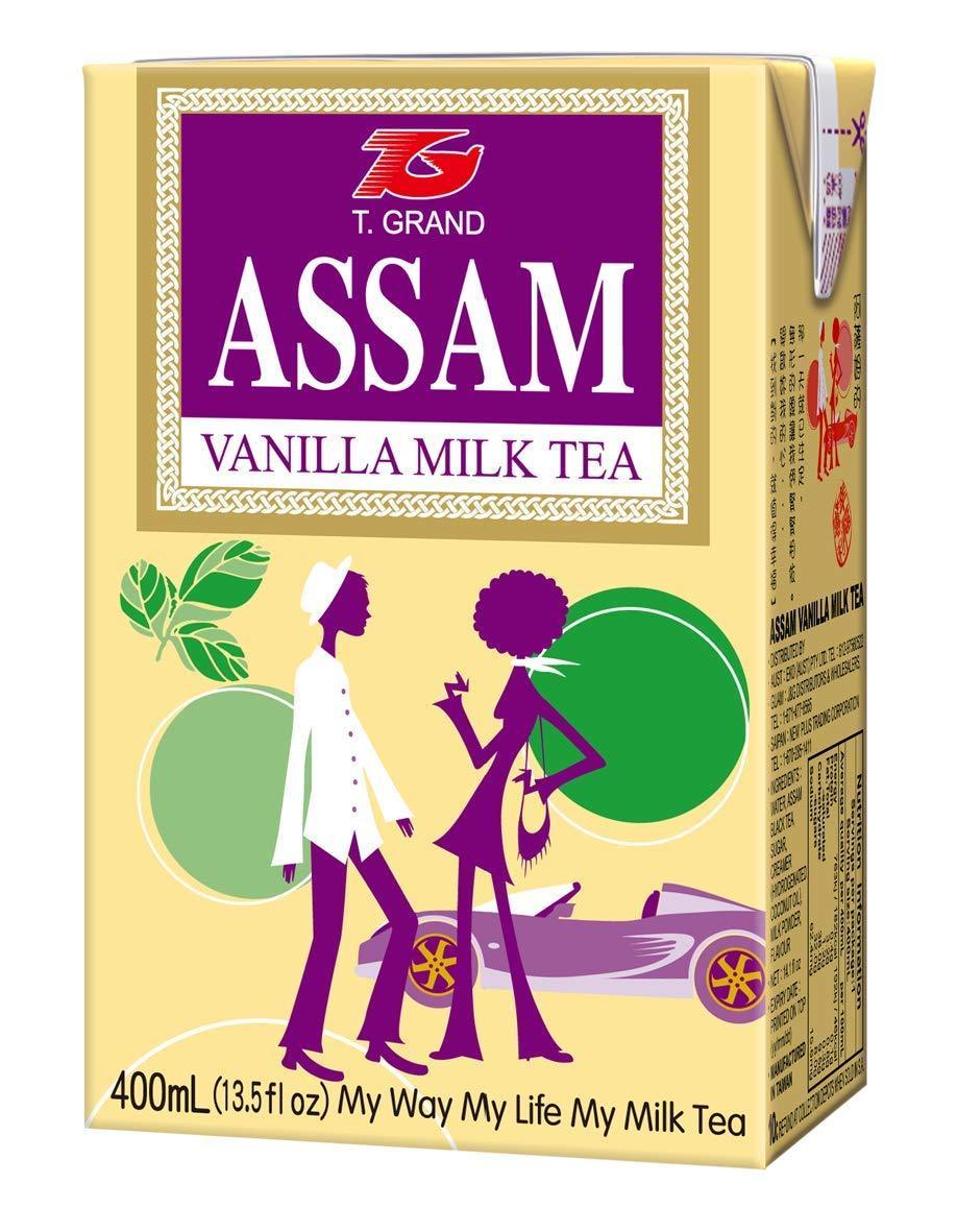 Assam Vanilla Milk Tea, 13.5 Fl Oz, 24 Count - Mighty Depot