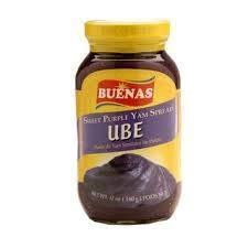 Buenas Sweet Purple Yam Spread UBE Spread (1 Jar) - Mighty Depot