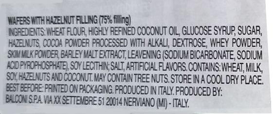 Balconi- Wafers with Hazelnut Fillings, 6.2 Ounces, (1 Unit) - Mighty Depot