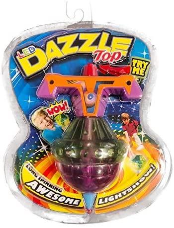 Dazzle Top Light Up LED Spinning Toy Top - Mighty Depot